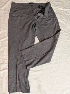Liverpool Ladies Light Gray Pinstripe Dress Pants